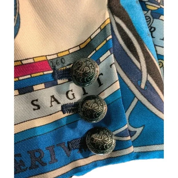 ETRO $2420 Colorful Multi-Print Silk Blazer Luxury Italian 42/6 Rare Artsy NWT - Picture 11 of 16